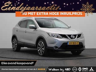 Nissan Qashqai 1.6 Tekna | Panoramadak | Navigatie | Lederen bekelding | Climate Control | Rondomzicht camera | Trekhaak | Elektrisch verstelbare best. stoel | Stoelverwarming |