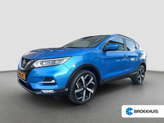 Nissan Qashqai 1.3 DIG-T 157pk Automaat Premium Edition | 360 graden camera | Carplay | Leder | Climate controle | Cruise controle | Elektrische bestuurdersstoel | Panoramadak | Keyless entry | LED koplampen | Navigatie | 19'' velgen | Stoelverwarming