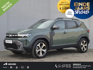 Dacia Duster 1.6 Hybrid 140 Journey Automaat / Fabrieksgarantie tot 04-2028<100.000 / Dealer onderhouden / Pack parking / Pack Winter / Draadloze telefoon lader / Apple Carplay Android Auto / Cruise control / Climate control /