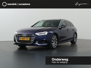 Audi A4 Avant 40 TFSI S Line | Quattro | B&O Audio | Panoramadak | Ele.verstelbare stoelen + Geheugen | Stoelverwarming v + a | Apple CarPlay/Android Auto | 360 Camera | Ele. wegklapbare trekhaak | Sport-Chassis | Matrix-Led | HUD | Sportstoelen |