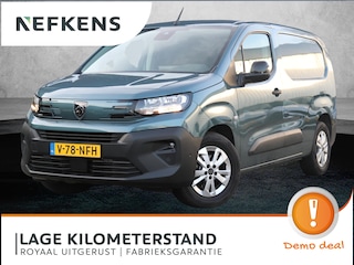 Peugeot Partner Long 50 kWh Automaat | Demo | 3-Zits | Dodehoek bewaking | Houten afwerking | Achteruitrijcamera | Climate Control | Apple Carplay/Android Auto | Stuurverwarming