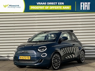 Fiat 500 42 KwH 118 PK La Prima | Navigatie | Camera | NL Auto | Leder | Leuke combinatie