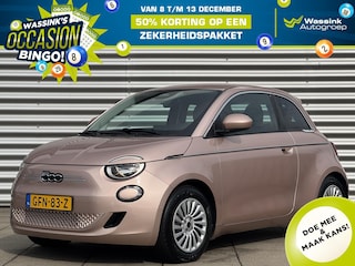Fiat 500 42kWh 118pk Aut La Prima | Achteruitrijcamera | Cruise Control | Stoelverwarming | Apple Carplay / Android Auto