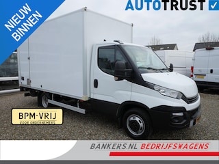 Iveco Daily 35C14 2.3 140PK, Airco, Dubbel lucht, Laadbak: L*B*H = 424*211*220 / Lading vastzetrail op 110 cm, Zijdeur rechtsachter, Laadklep Anteo 800 KG, Plateau van 160 cm, Met afstandsbediening en rolstops