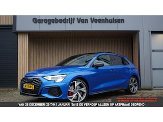 Audi A3 Sportback 2.0 TFSI 310pk Quattro Pano.dak B&O RS-Seat Nappa HUD *Black Optik* 19inch LM Audi Sport  *Arablau Pearl * *Unieke S3*