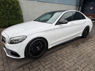 Mercedes-Benz C-klasse 180 Business Solution Plus Upgrade Edition I AMG-line I Facelift I Leer I Camera I Carplay I 19" I Camera I Carplay I Virtual I
