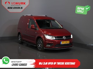 Volkswagen Caddy 2.0 TDI 100 pk C-Edition DSG Aut. BPM VRIJ! Bi-Xenon/ Adapt. Cruise/ Leder/ Climate/ Carplay/ Stoelverw./ Roofrails/ Sidesteps/ Trekhaak