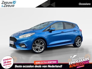 Ford Fiesta 1.0 EcoBoost ST-Line | Adaptieve Cruise Control | Camera | Privacy Glass | Dodehoek detectie | Navigatie | Climate Control | LED | Door Edge Protectors | Navigatie