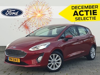 Ford Fiesta Titanium EcoBoost 100 pk | Adapt. Cruise | Afneembare Trekhaak | B&O | Climate control | Camera | Verwarmde Voorruit | Apple carplay/Android auto |