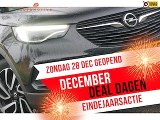 Opel Grandland X 1.2 Turbo Ultimate - Diamond Black - Leder/Stuur en stoel verwarming - Carplay