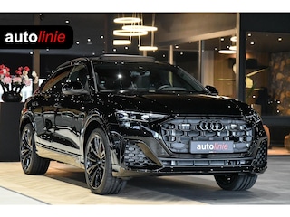 Audi Q8 60 TFSI e quattro Pro Line S Competition. RS Zetels, 4W Sturing, Softclose, Pano, Laser, B&O, 360 3D, Trekh, Keyless, 23"!