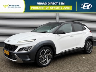 Hyundai Kona 1.6 GDI HEV 141pk DCT Premium | Stoelkoeling | Stoel/Stuurwielverwarming | HUD | Krell | Trekhaak |