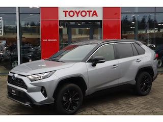 Toyota RAV4 2.5 HYBRID AWD STYLE APPLE/ANDROID LEDER STOEL/STUUR/VOORRUITVERWARM. ELEK. ACHTERKLEP. 1650KG-TREK. CAMERA P-SENSOREN KEYLESS