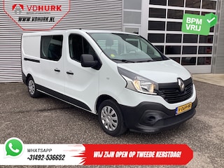 Renault Trafic 1.6 dCi 125 pk E6 L2 DC Dubbel Cabine BPM VRIJ NL Auto/ Camera/ Cruise/ Navi/ Airco/ Trekhaak