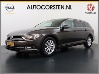 Volkswagen Passat Variant T150PK AUT-7 Adap.Cruise Navi Camera Pdc-a+v Apple Carplay Android Auto Ecc ERGO Active Stoel Connected Series Plus Lmv Regen-Lichtsensor Isofix Privacy Glas 1600kg Trekvermogen € 45.000,- nieuw A-label Euro6 !