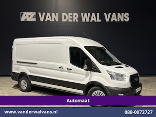 Ford Transit 2.0 TDCI 130pk Automaat L3H2 Euro6 Airco | Apple Carplay | Cruisecontrol | Trekhaak | Stoelverwarming Android Auto, Verwarmde voorruit, Parkeersensoren, Bijrijdersbank