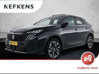 Peugeot 3008 1.2 Hybrid GT 136pk Automaat | Elektrische Bestuurdersstoel | Elektrische Achterklep | Schuif-/Kanteldak | Navigatie | Climate Control | Adaptieve Cruise Control | 360 Camera | Keyless Entry/Start | Dodehoekdetectie | Matrix-LED Koplampen | 20" LMV | Apple Carplay/Android Auto |