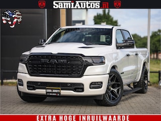 Dodge Ram 1500 Limited Night High Output 540HP 706Nm | Massage + Full Option | De Meest Luxe en Volle Pick-Up in zijn Klasse | Comfortabele Dubbele Cabine met Royale 5 Zitplaatsen | BPM vrij | Nu Leverbaar uit Voorraad | Voorraad Nr 2352 - 7649