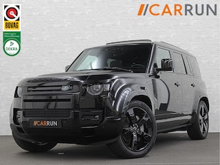 Land Rover Defender 110 2.0 P300e 110 X-Dynamic HSE | Black-Optic | Panorama | 360 Camera | Meridian | Trekhaak | Luchtvering | ACC | Stoelventilatie | Cold-Climate Pack | Leder | Head-Up | Keyless-Entry | Luchtvering | 22'' | Memory | Interieurdelen Leder | Standkachel | Dodehoek |