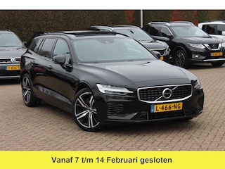 Volvo V60 2.0 T6 Twin Engine AWD R-Design / Panoramadak / Camera / Leder / 19'' / Stuur+Stoelverwarming / DAB / Cruise Control