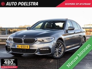 BMW 540i High Executive M Sport Schuifdak Trekhaak Leder Keyless ACC Navigatie Adaptive LED Memory