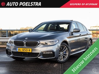 BMW 540i High Executive M Sport Schuifdak Trekhaak Leder Keyless ACC Navigatie Adaptive LED Memory