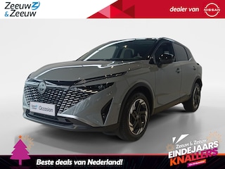 Nissan Qashqai N-Connecta *Cold pack*Easy pack*Google Navigatie*Parkeersensoren voor en achter*360grd Camera*Head-up display*Electrische Achterklep*stuur-,stoel- en voorruit verwarming*LM wielen*1800kg trekgewicht*