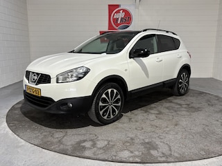 Nissan Qashqai 1.6 360, Luxe uitvoering, 1e eigenaar, Panoramadak, Climate, Cruise control, Trekhaak, Navi, Telefoon, Achteruitrijcamera, Regen/Lichtsensor, Half leder
