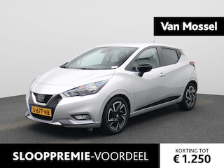Nissan Micra 1.0 IG-T N-Design | Apple Carplay / Android Auto | Navigatie | Airco | Lane Assist | Multifunctioneel Stuurwiel | Lichtmetalen Velgen |