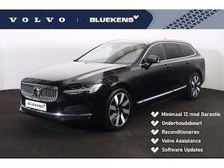 Volvo V90 T6 Recharge AWD Plus Bright - Luchtvering - IntelliSafe Assist & Surround - 360º Camera - Harman/Kardon audio - Adaptieve LED koplampen - Verwarmde voorstoelen, stuur & achterbank - Parkeersensoren voor & achter - Elektr. bedienb. voorstoelen met geheugen - Extra getint glas - 19' LMV