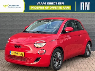 Fiat 500 EV 42kWh 118pk Automaat Red I SOH 96% I Navigatie I Carplay I Cruise I Camera I