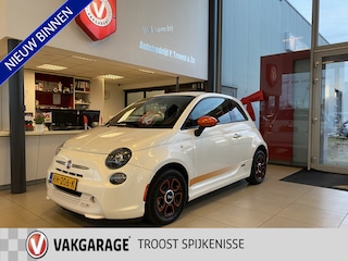 Fiat 500 24kwh Vol Elektrisch Automaat,Navigatie,Climate&Cruiscontrol,Bluetooth,Vol Leder,Stoelverwarming,Achteruitrijsensoren,15 Inch Lmv
