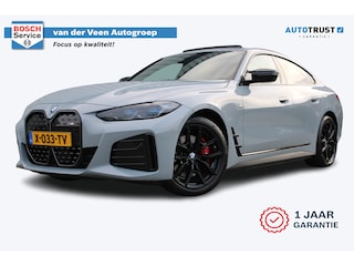 BMW i4 M50 High Executive 84 kWh | Incl. 12 maanden garantie | Assisted driving | Climate control | 360° camera | Uitklapbare trekhaak | Stoel/stuurverwarming | Head-up display | Schuif/kantel dak |