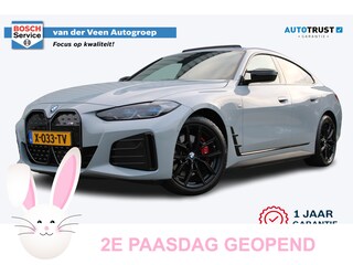 BMW i4 M50 High Executive 84 kWh | Incl. 12 maanden garantie | Assisted driving | Climate control | 360° camera | Uitklapbare trekhaak | Stoel/stuurverwarming | Head-up display | Schuif/kantel dak |