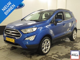 Ford Ecosport 125pk Titanium Climat Cruise Half Leer Apple Carplay Parkeersensor Reservewiel Dealeronderhouden