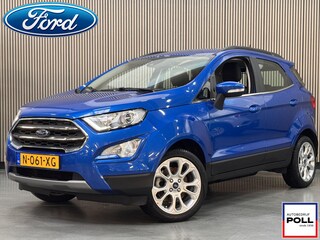 Ford Ecosport 125pk Titanium Climat Cruise Half Leer Apple Carplay Parkeersensor Reservewiel Dealeronderhouden