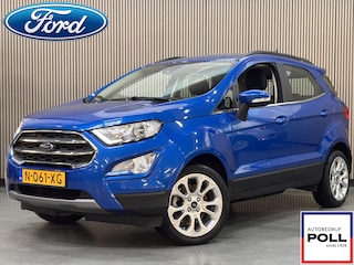 Ford Ecosport 125pk Titanium Climat Cruise Half Leer Apple Carplay Parkeersensor Reservewiel Dealeronderhouden