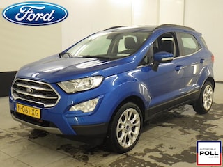 Ford Ecosport 125pk Titanium Climat Cruise Half Leer Apple Carplay Parkeersensor Reservewiel Dealeronderhouden