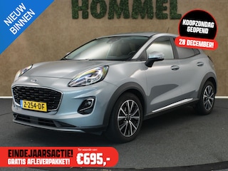 Ford Puma 1.0 EcoBoost Hybrid Titanium - NAVIGATIE - CLIMATE CONTROL - CRUISE CONTROL - PARKEERSENSOREN ACHTER - LED KOPLAMPEN - MULTIFUNCTIONEEL STUURWIEL - APPLE CARPLAY/ANDROID AUTO - STUUR EN STOEL VERWARMING