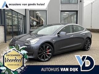 Tesla Model 3 Performance AWD 75 kWh | NL Auto/2e Eig./Leder/Navi/20"/Pano.Dak/Camera/Basic Autopilot