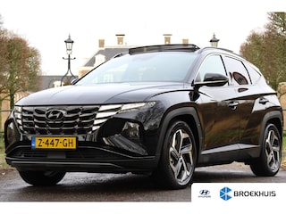 Hyundai Tucson 1.6 T-GDI PHEV Premium Sky 4WD | NL-AUTO! | 1E EIGENAAR! | 360° CAMERA | ADAPTIVE CRUISE | PANODAK | STOELVERWARMING- VERKOELING | DODE HOEK | ELEKTR. STOEL INCL. MEMORY | DEALER OH! | PRACHTIGE STAAT!