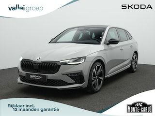 Skoda Scala 1.0 TSI 115 pk DSG Monte Carlo | Panoramadak | Adaptief onderstel | Matrix LED | Stuur-/stoelverwarming | Achteruitrijcamera