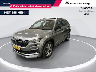 Skoda Kodiaq 1.5 TSI 150pk DSG Sportline 7p. · Panoramadak · Keyless · Camera · Elek. Trekhaak · Apple/Android Car Play · 7. Persoons · 19'' Inch ·