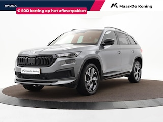 Skoda Kodiaq 1.5 TSI 150pk DSG Sportline 7p. · Panoramadak · Keyless · Camera · Elek. Trekhaak · Apple/Android Car Play · 7. Persoons · 19'' Inch ·