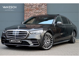 Mercedes-Benz S-klasse 580 e 4MATIC Lang AMG Line | Airmatic | Achterasbesturing | Distronic+ | Massage | Memory | Burmester | Stoelventilatie | 3D-Display | HUD | Digital Light | Vlakkenverwarming |