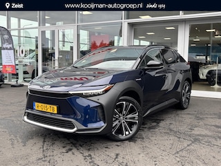 Toyota bZ4X Launch Edition Premium 71 kWh NL Auto, Panoramadak, seat memory, rondomzicht camera, adaptieve cruise control, dodehoek sensor, keyless, 16% BIJTELLING, stoelen- & stuurwiel verwarmd