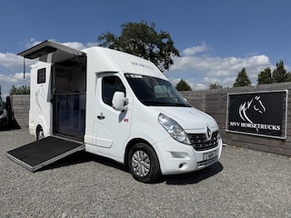 Renault Master PAARDENWAGEN BARBOT 2019 | HENGST | 3 ZITS | LEER | B-RIJBEWIJS | NL KENTEKEN