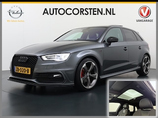 Audi A3 Sportback 1.4T 150PK AUT-7 S-line Pano-Dak/Schuifdak Bi-Xenon Ambition Pro Line S Ecc Camera Cruise Control Bluetooth Pdc Lmv 18" Camelion raamfolie Stoelverwarming Licht-Regensensor Privacy Glas Keurig nette Audi A3!