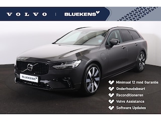 Volvo V90 T8 Recharge AWD Plus Dark - IntelliSafe Assist & Surround - 360º Camera - Harman/Kardon audio - Verwarmde voorstoelen, stuur & achterbank - Parkeersensoren voor & achter - Elektr. bedienb. voorstoelen met geheugen - Extra getint glas - 19' LMV