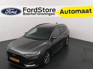 Ford Focus Wagon Ecoboost Hybrid 125 pk ST-line | Winter Pack | 4 seiz. banden | Navi | Clima | Cruise | Dr. loos Apple Carplay